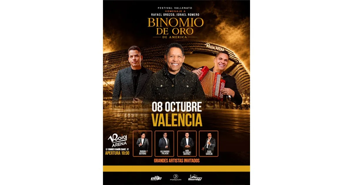 Festival Vallenato - Binomio de Oro de América event poster